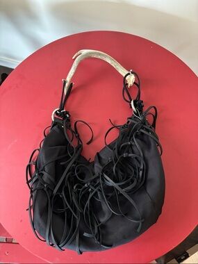 BRANDONCMAR / Simply Vera Vera Wang Upcycled Bag with Antler Handle